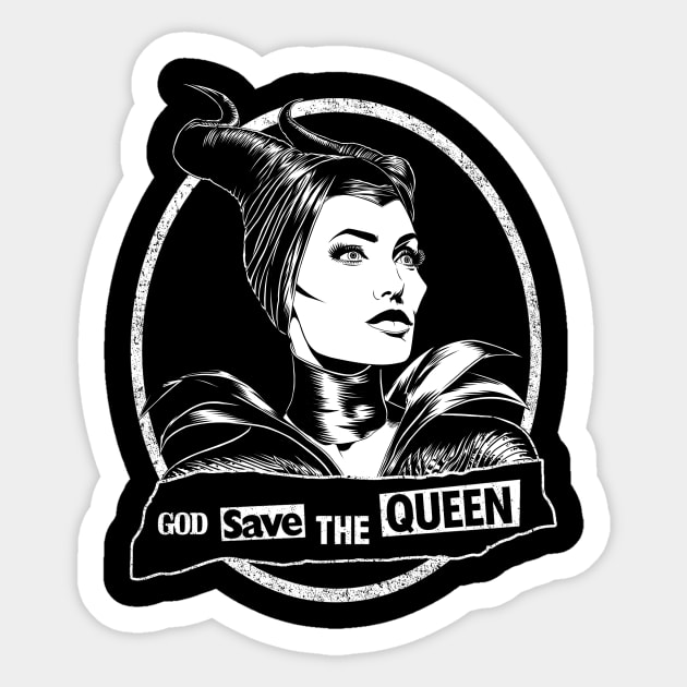 Queen of the Moors Sticker by ddjvigo